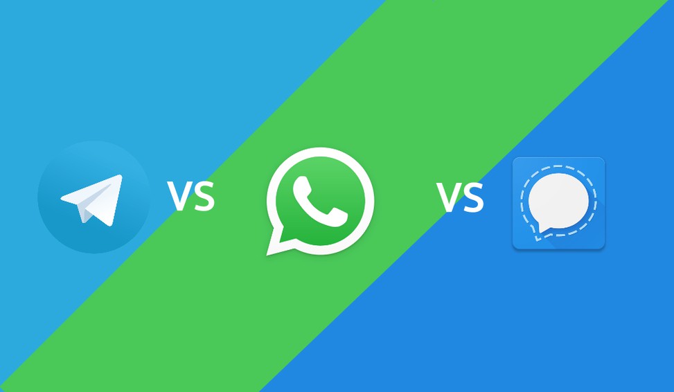 whatsApp vs signal vs telegram