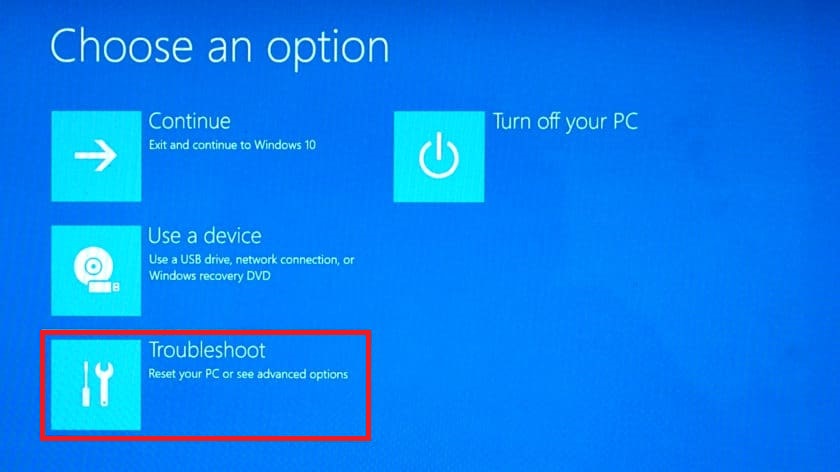 boot windows 10 safe mode