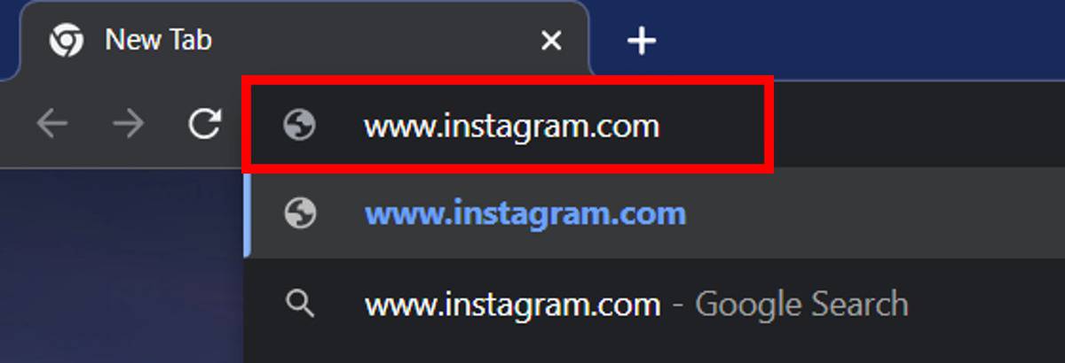 open instagram website