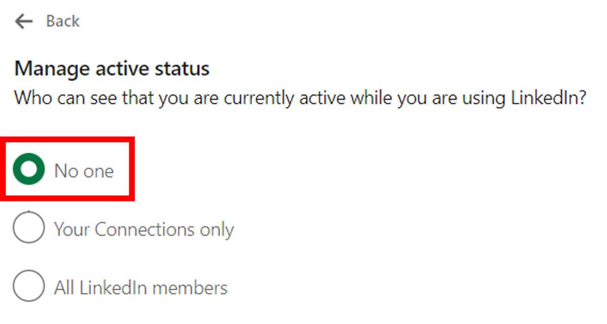 hide your active status