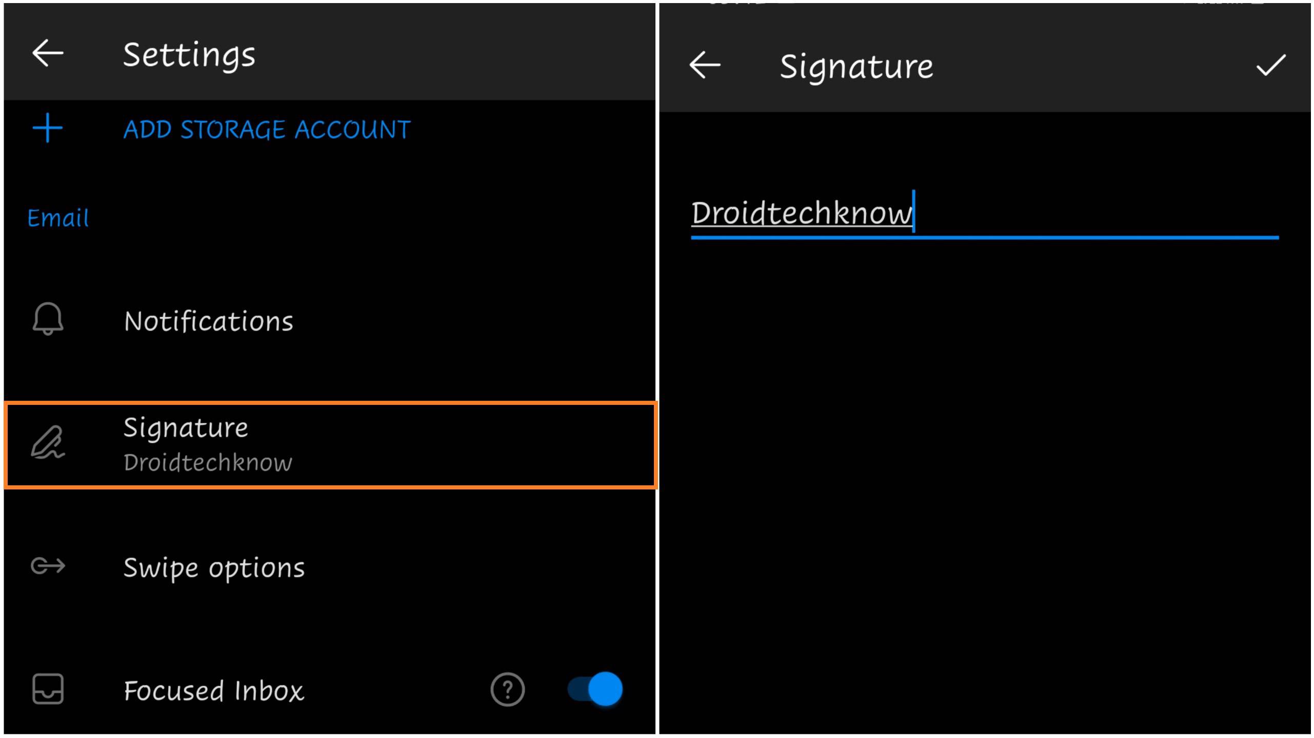 2nd-step for Outlook app