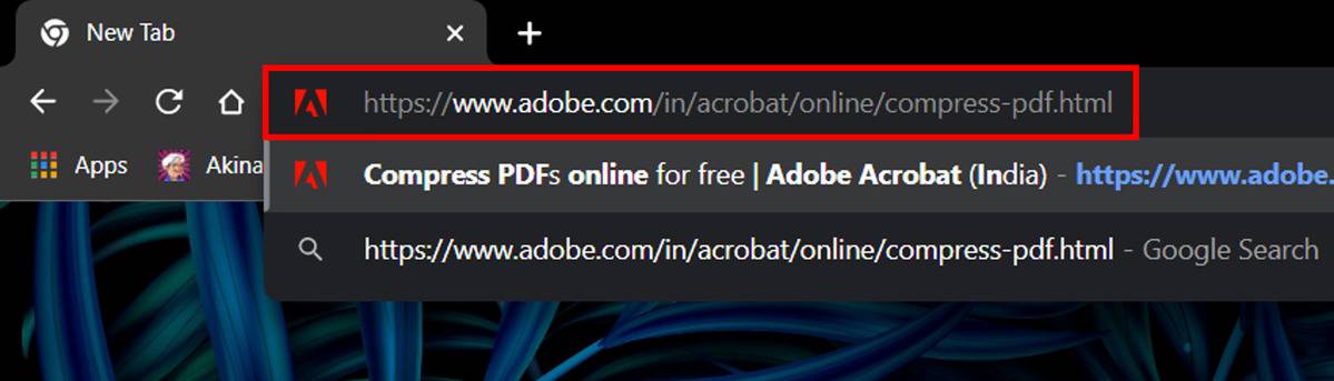 open adobe website