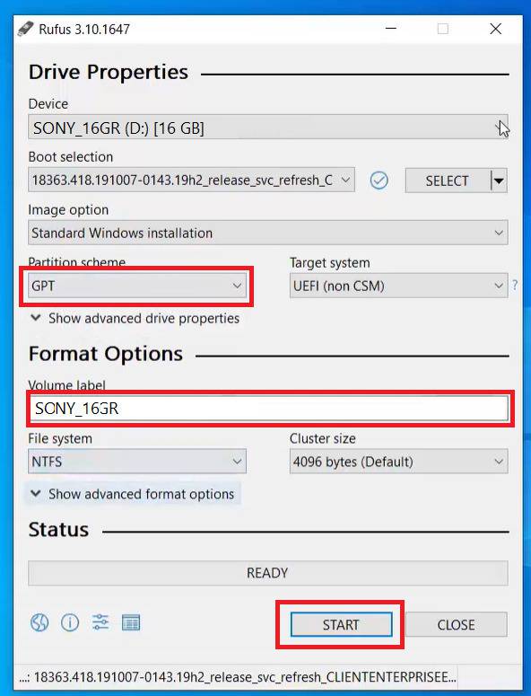 rufus create bootable usb windows 7 without a cd