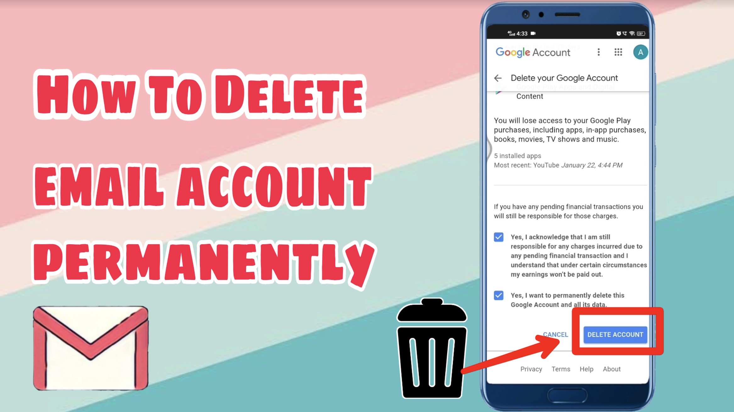 How to Delete Google Account Permanently on Android Phones   how-to