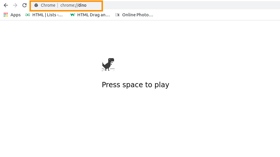 Chrome Dino game hack