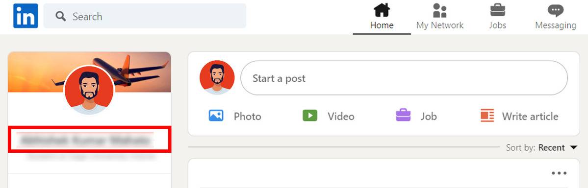 visit linkedin profile