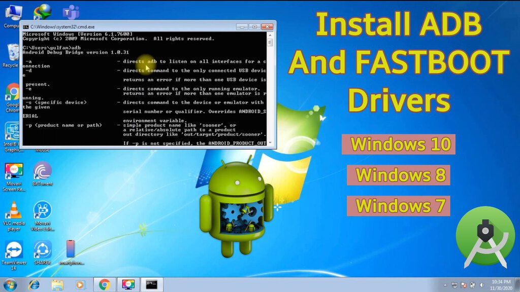 adb and fastboot one click installer