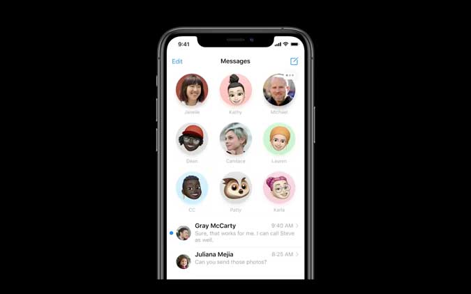 iOS 14 features. Apple iMessage download.