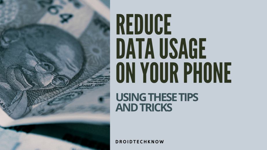 reduce data usage
