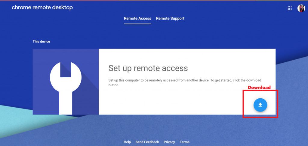 chrome remote desktop extended access permissions