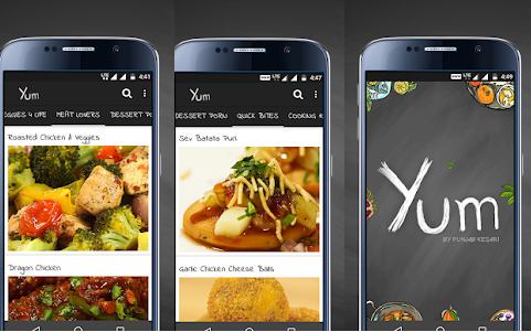 Yum recipies cooking apps