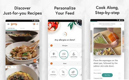 Yummly cooking apps
