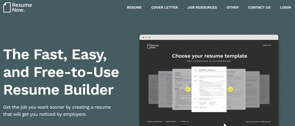 resume now online resume builder
