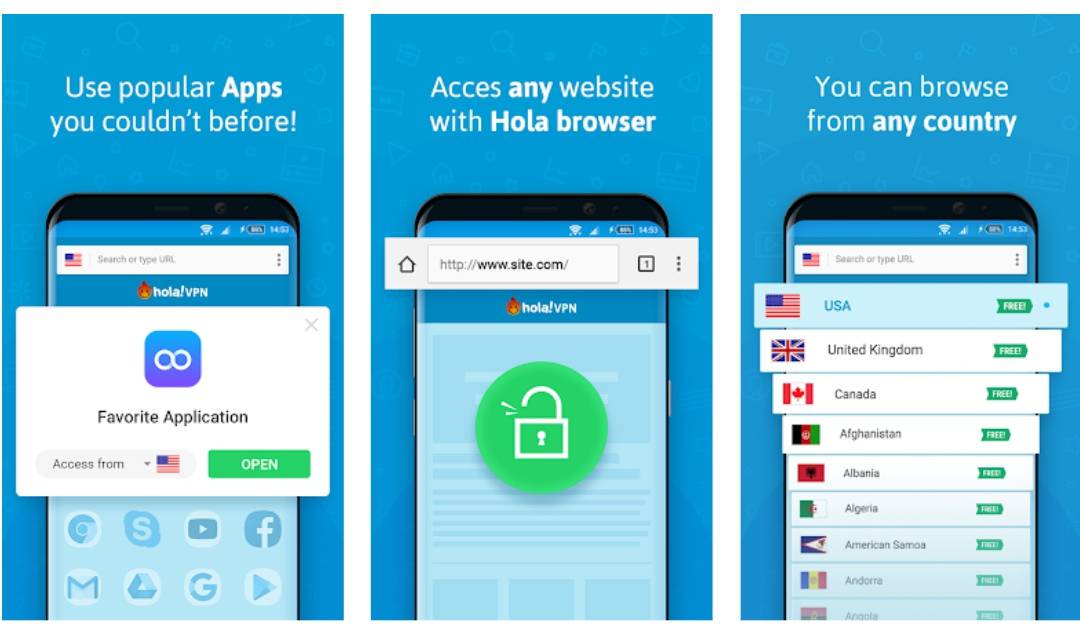 what are the top free vpn and proxy apps for android phones