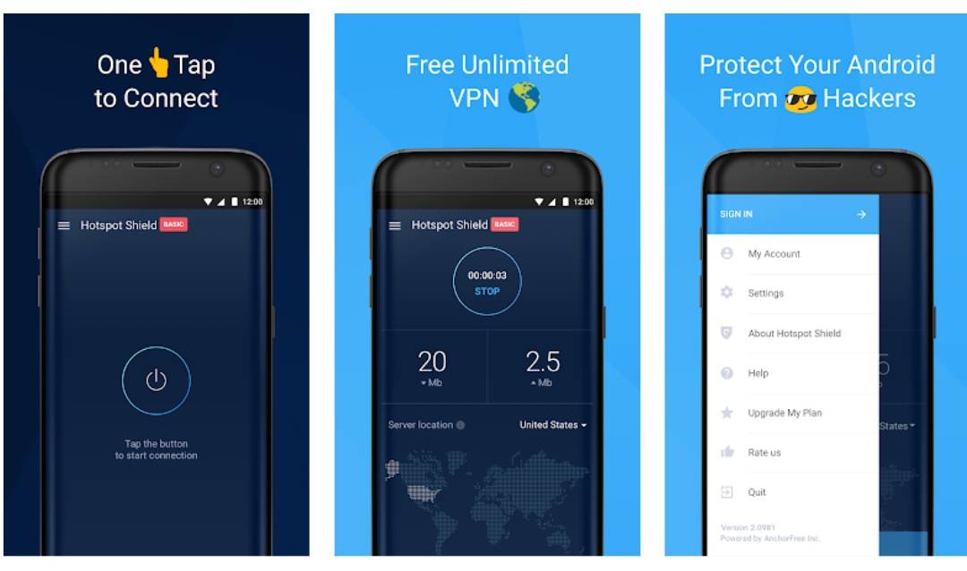 best vpn shield app for android