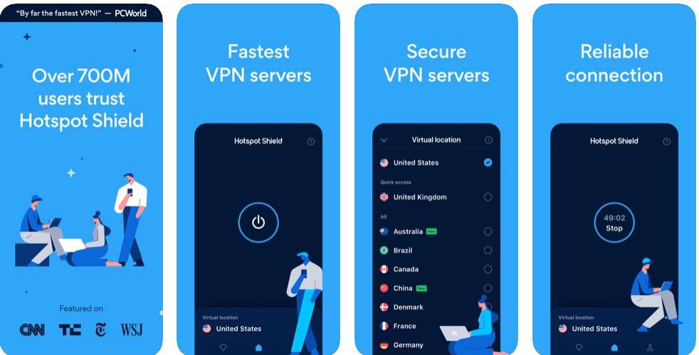 hotspotshield per month