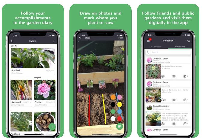 garden tracker app for android