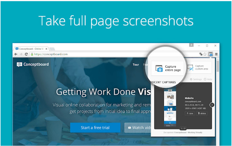 full page screenshot best Chrome Extensions to capture screenshot