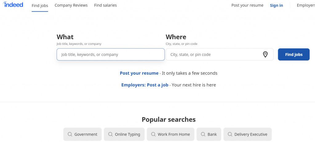 indeed job searchy