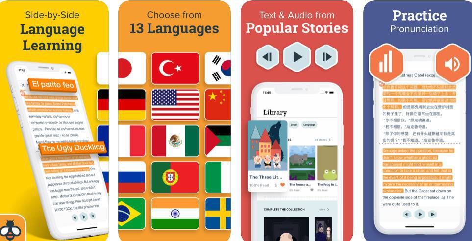 beelinguapp best language learning apps