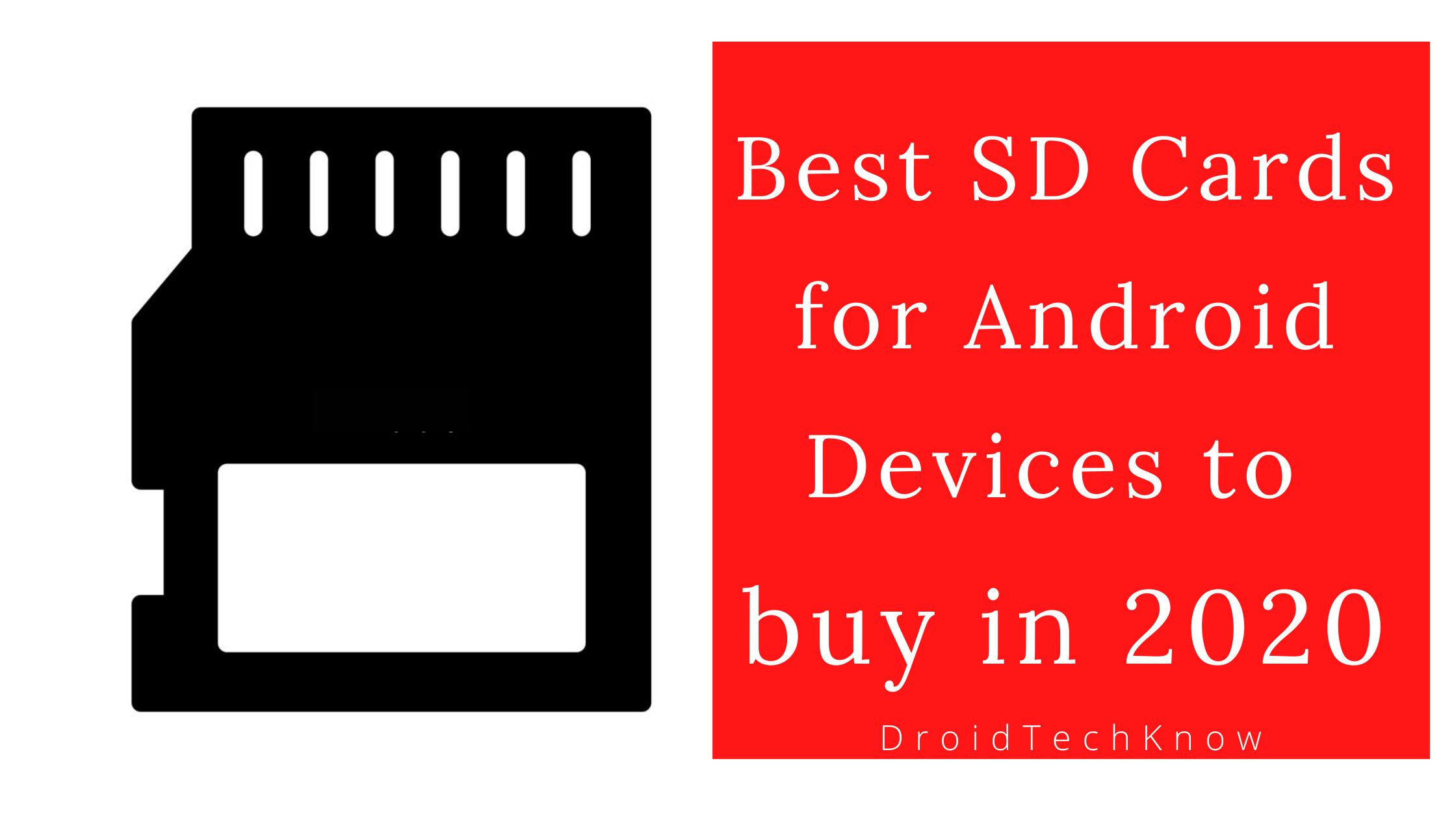best micro sd cards for android phone