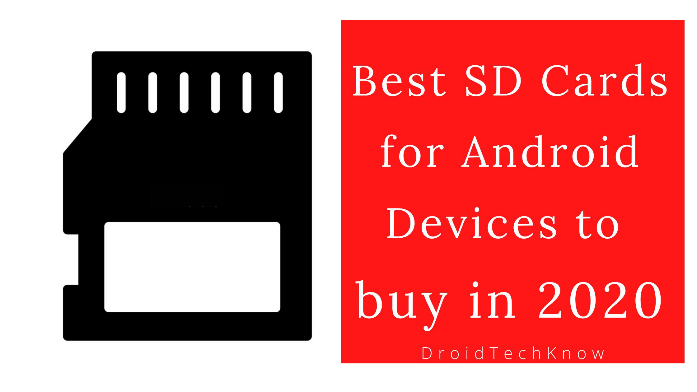 5 Best Microsd Cards For Android Devices To Buy In 2020 3306