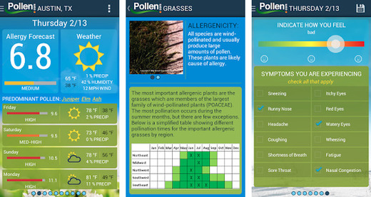 Allergy Alert by Pollen.com: best Allergy Apps for pollen