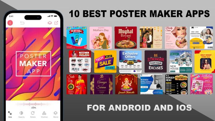10 Best Poster Maker Apps for Android and iOS   top-things
