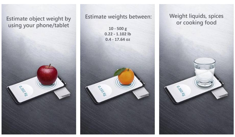 Weight Scale Estimator app