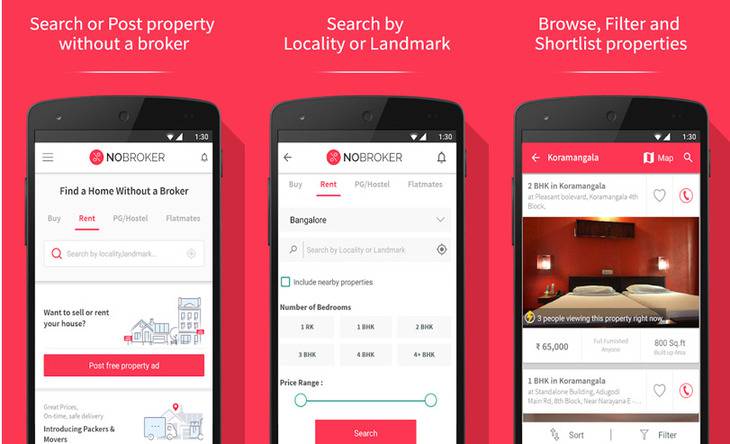 Nobroker home search app