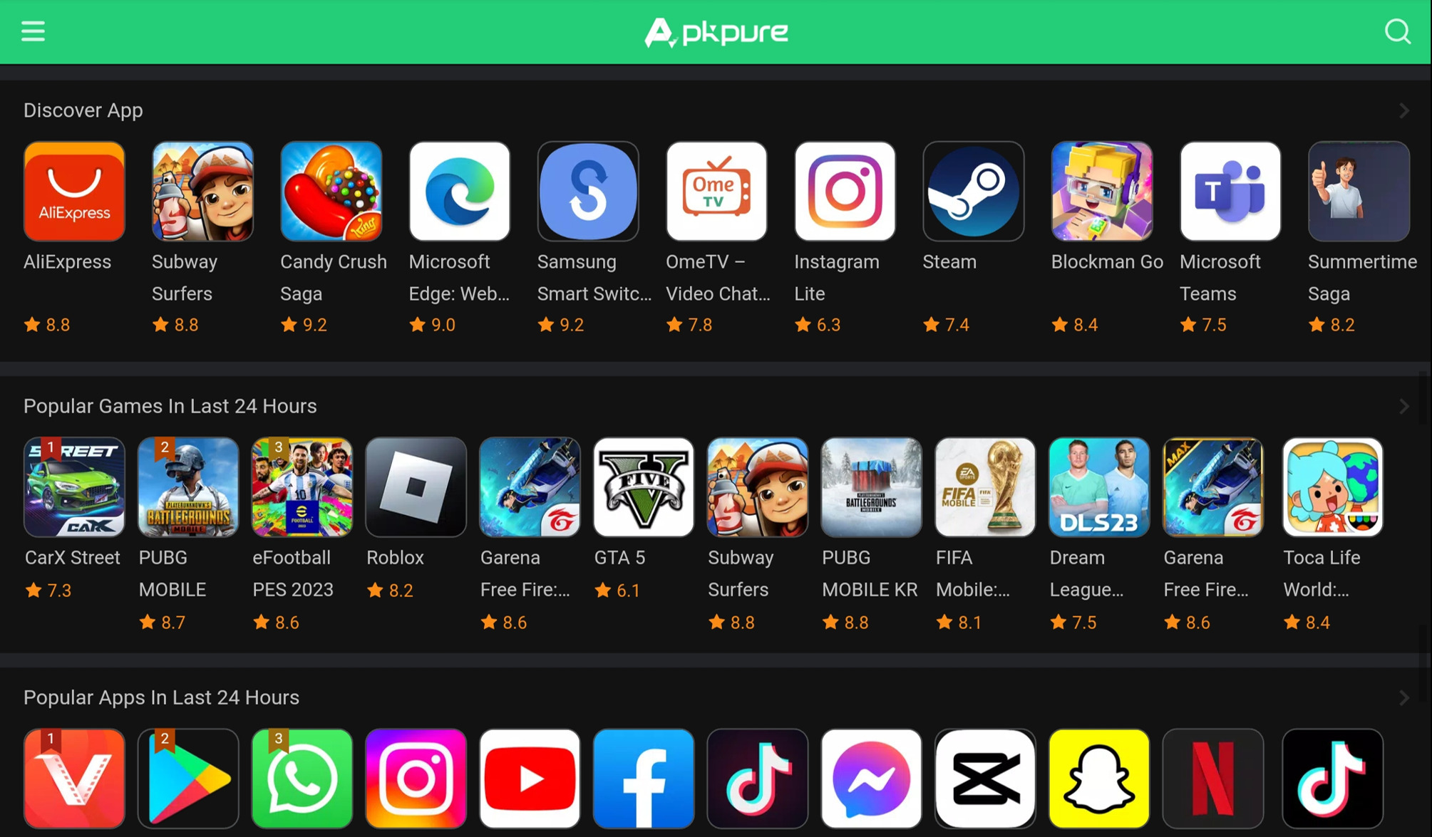 APKPureW - Free Download Apps & Games APK File for Android