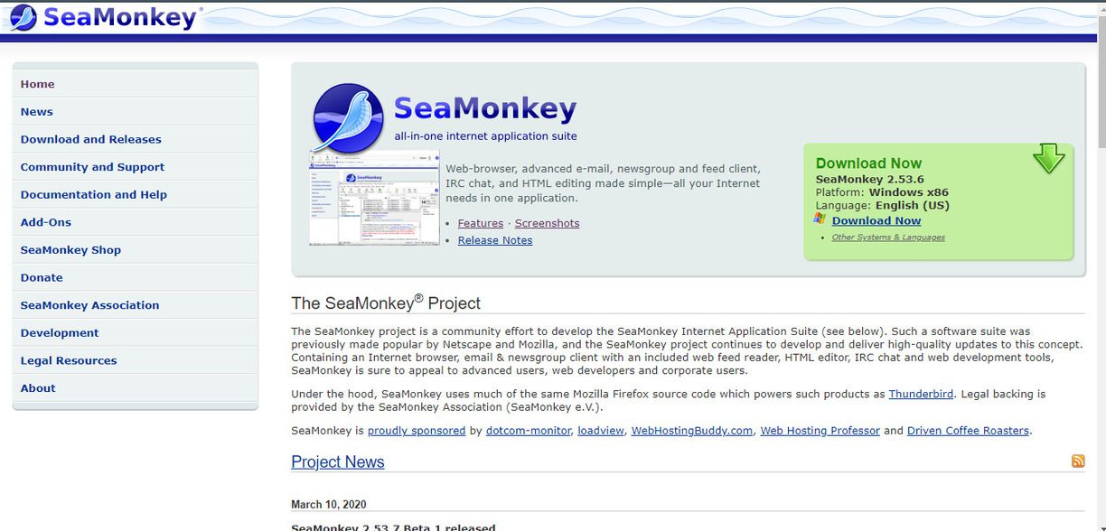 download seamonkey browser for windows xp