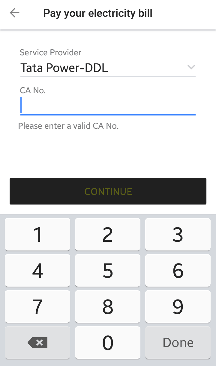 ola provider electicity