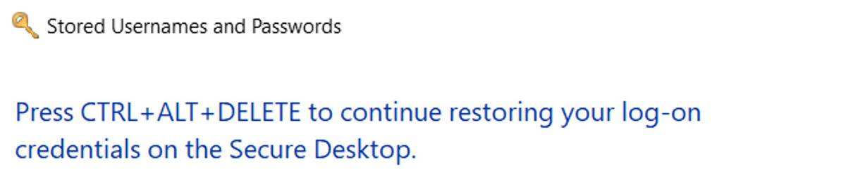 press ctrl+alt+delete